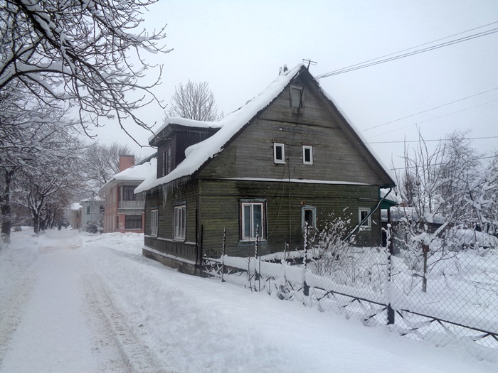 деревянный дом на улице Гагарина
