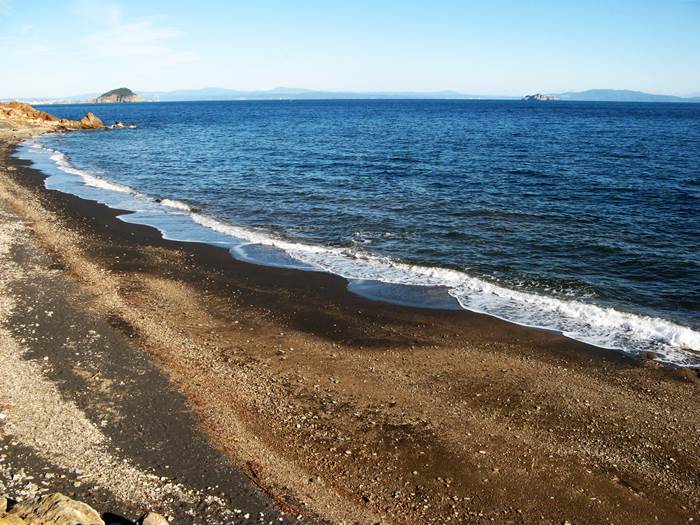 море у пляжа Топинетти