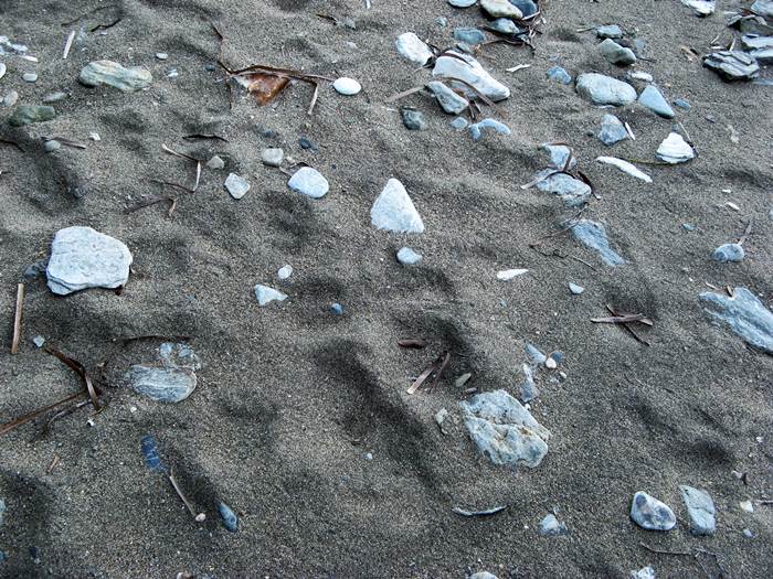 Пляж Портиччоло ди Рио - песок, камешки