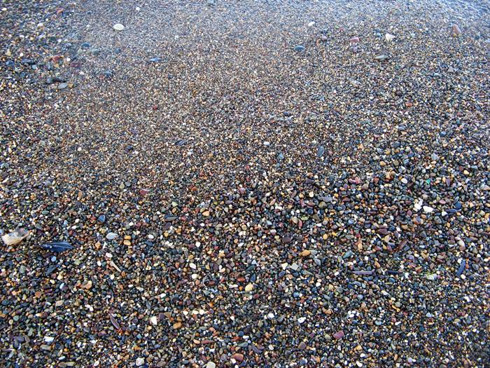 пляж Скиопарелло - камешки