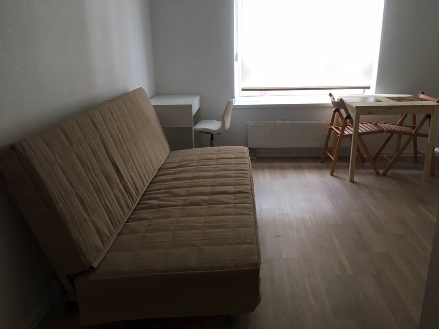 обустройство квартиры-студии - диван-кровать
