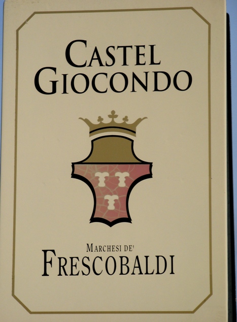 таблица на виноградниках Фрескобальди