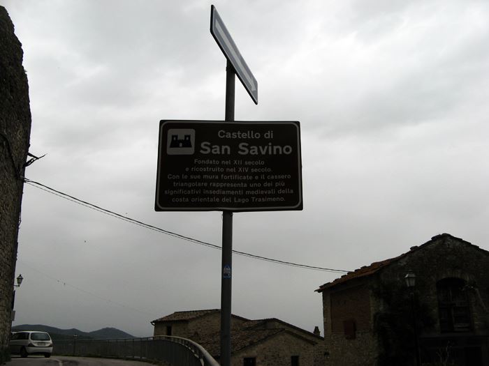 информация для туристов о крепости в Сан Савино