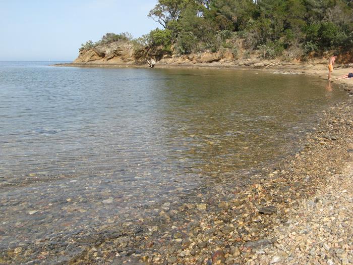 Чистое море на пляже Феррато