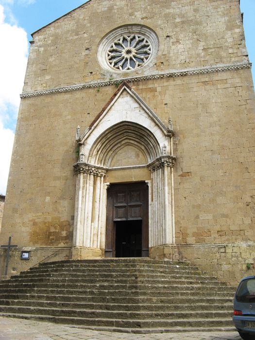 церковь в Монтиккьелло, Тоскана, Италия
