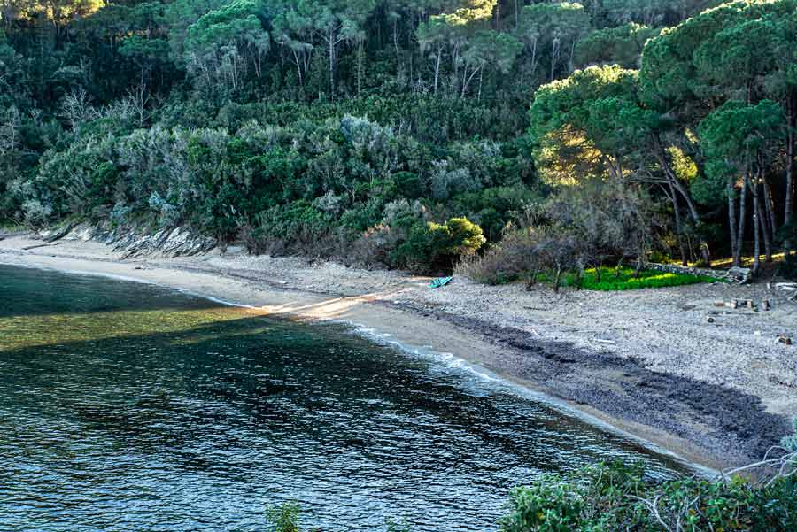пляж Истия на острове Эльба - январь 2020