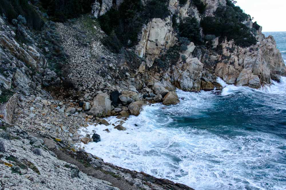 пляж Крочетта на Эльбе в Италии